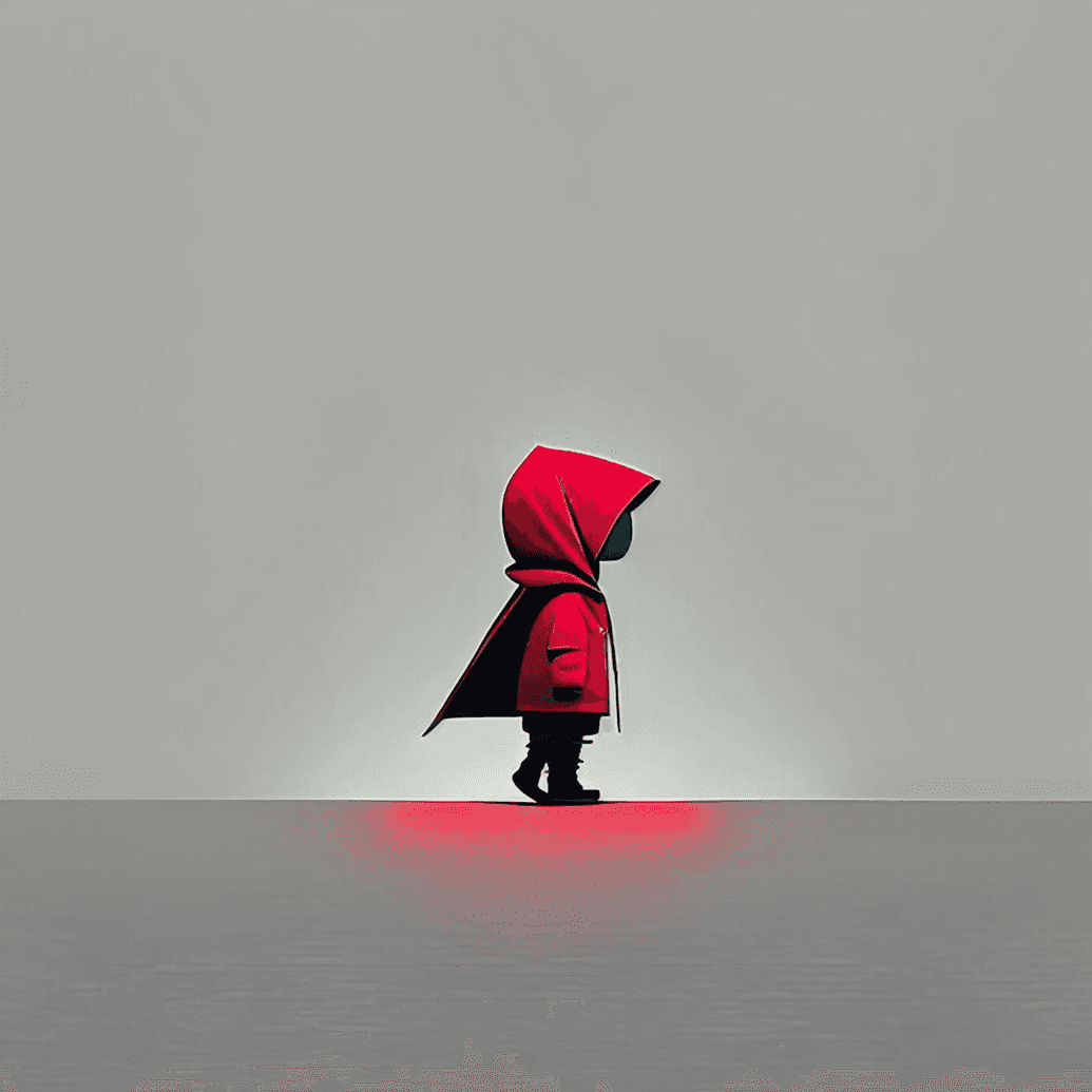 Cute red cartoon
